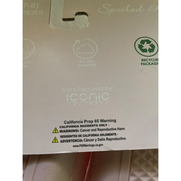 Cat Mother & Wine Lover Ladies Slippers Medium (7-8) By Spoiled Angel Pink With - Picture 5 of 6